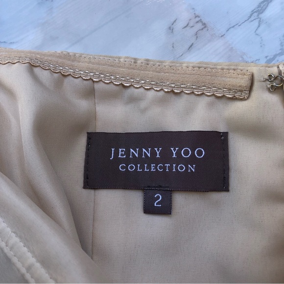 Jenny Yoo Collection Dress Size 2 Strapless Bridesmaid Prom Chiffon - Picture 5 of 11